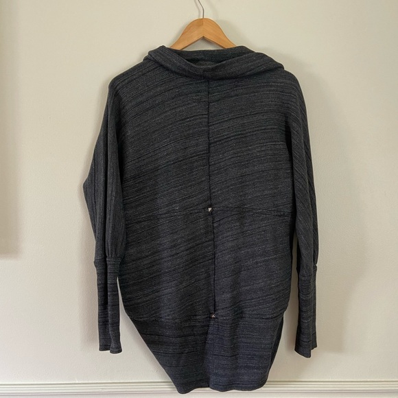 🇨🇦 Wilfred Open Front Diderot Sweater Cardigan in Salt and Pepper Grey - Picture 2 of 3